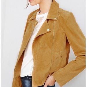 Forever 21 Genuine suede moto